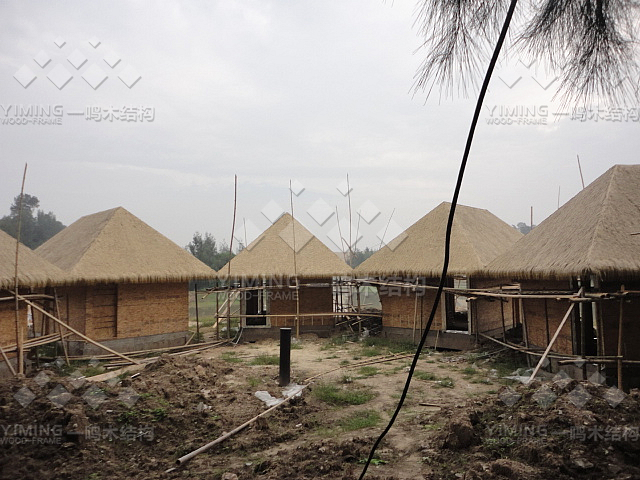 温州灵昆镇生态庄园木屋展示1